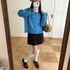 Korean Style Round Neck Knit Cardigan: Women's Autumn/Winter Soft Fluffy Sweater – Age-Reducing, Gentle Temperament Top