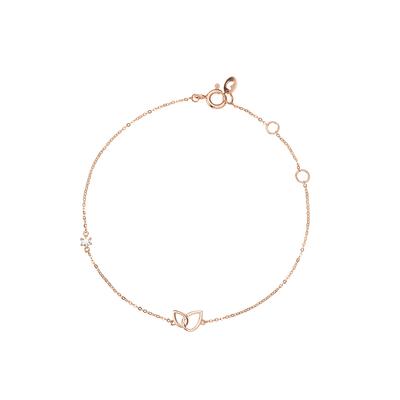 Tirrlirr 14K Pink Gold Love Fly Bracelet Tbjk4P00140M