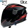 Orz Non Motorcycle Helmet Full Helmet Men's And Women's Dual Lens Electric Vehicle Bluetooth Uncover Half Helmet And Seasonal Helmet