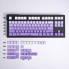 125 Key Gradient Purple Keycaps PBT Material Dye Sub Cherry Profile Fits Cherry MX Switch Mechanical Keyboard for 61/64/87/104/108 (Purple)