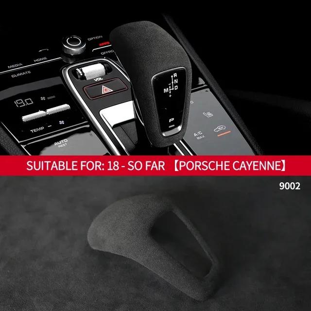 Gear Shift Knob Cover for Porsche Cayenne 2018-2023 Automatic Transmission Interior Accessory