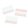 Interdental Silicone Brushes 200 Units Dental Toothpicks Brush Between Teeth With Thread Oral Cleaning Tools