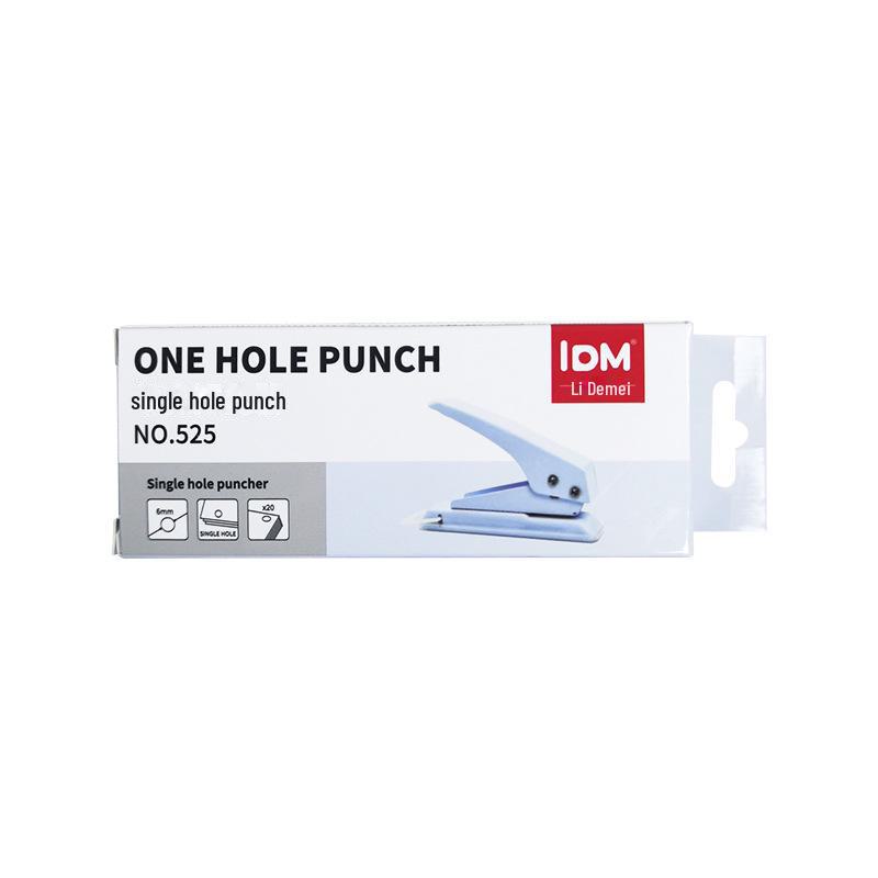 Дырокол для бумаги Macaron Color Loose-Leather формата А4, круглое отверстие 6 мм для самостоятельного изготовления и для студентов