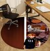 Haikyu Pattern Round Rug, Indoor/Outdoor Mat, for Picnic, Gameroom, Bedroom, Office, Living Room, Home Decor Carpet, Birthday Gift