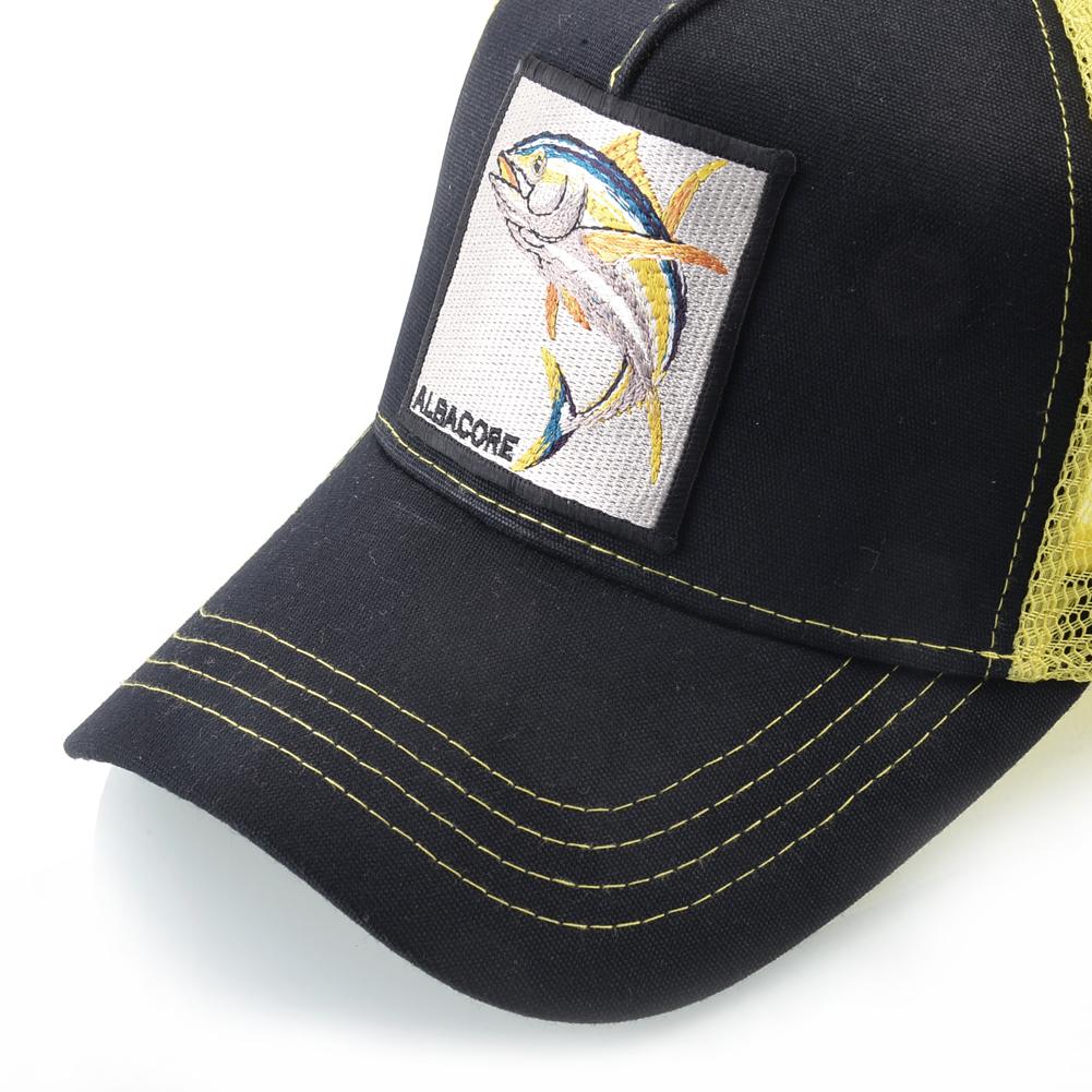 Дышащая сетчатая бейсболка, женская модная кепка-дальнобойщик с нашивкой из альбакора, мужская бейсболка в стиле хип-хоп, Snapback Bone Casquette
