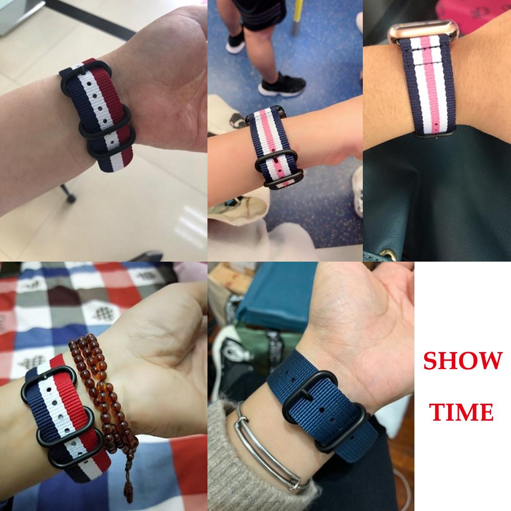 20mm 22mm watch strap For Samsung Galaxy watch 7/4/6/classic/5 pro/Gear S3/amazfit Nylon loop bracelet Huawei GT 2E/3/Pro/4 band
