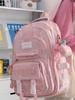 Милый легкий радужный плиссированный рюкзак для старшеклассников и учеников средней школы