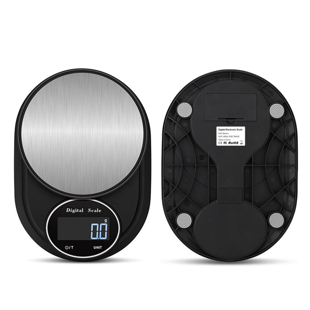 Digital Kitchen Scale Stainless Steel Electric Kitchen Food Scale High-precision Baking Scale LCD Backlight Display