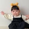 Fringe Toddler Neat Bang Newborn Baby Headwear Princess Wig Headband Baby Bowknot Headband Wig