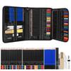 100% Non-Toxic 71 Pieces Professional Sketching Kit for Artists, Shading Drawing Case with Premium Graphite Charcoal Sketch Pencil Kit, Drawing Kit