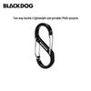 Алюминиевый карабин Blackdog S-образной формы: Многофункциональная висячая пряжка-восьмерка с быстрым снятием для рюкзака и брелока