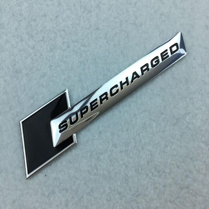 2026 3D Metal Logo SUPERCHARGED Emblem Car Fender Badge Decal For 4UYUE A3 A4 A6 A7 A8 S2 S4 S5 S6 Q7 SUPERCHARGED Stikcer Accessories