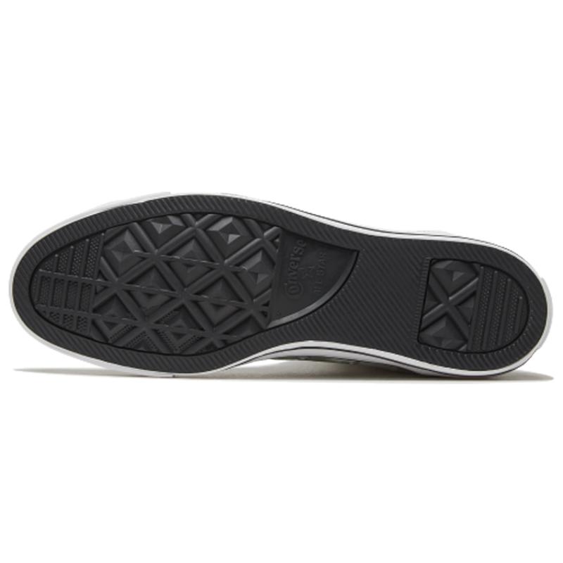 Converse Chuck Taylor All Star Круглый носок Шнуровка Высокие парусиновые Унисекс Серый