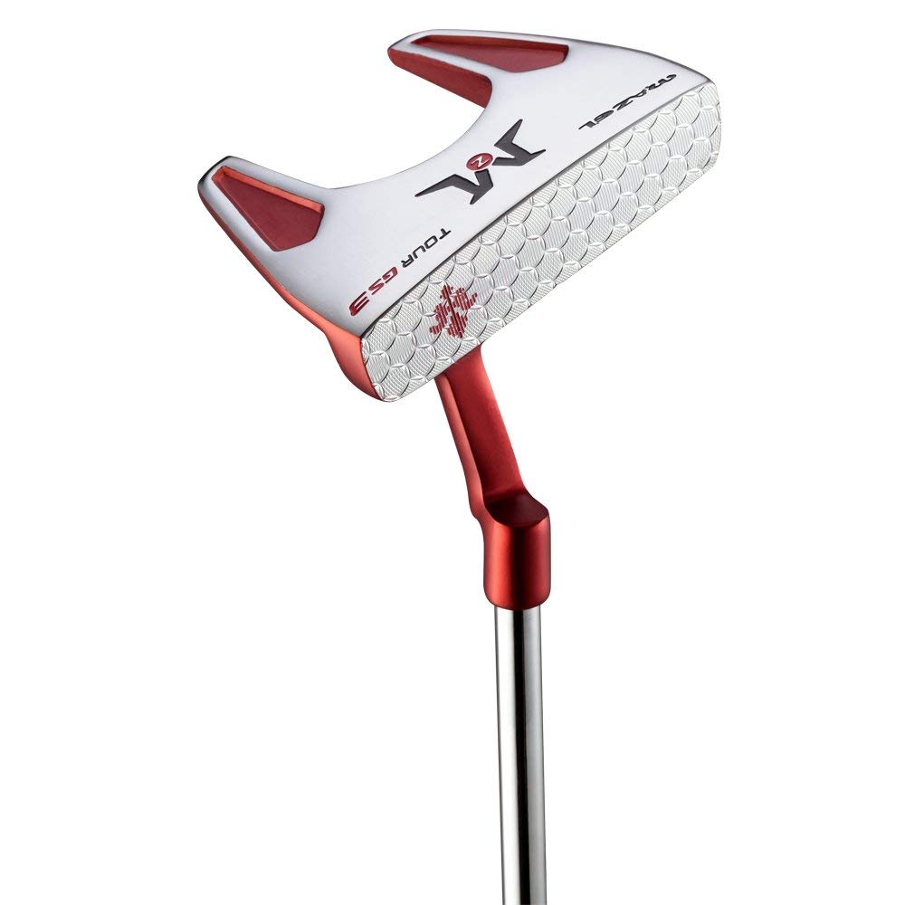 MAZEL Putter Golf Club with Headcover 34 Men's Right-Handed (GS3 - Red, inches)