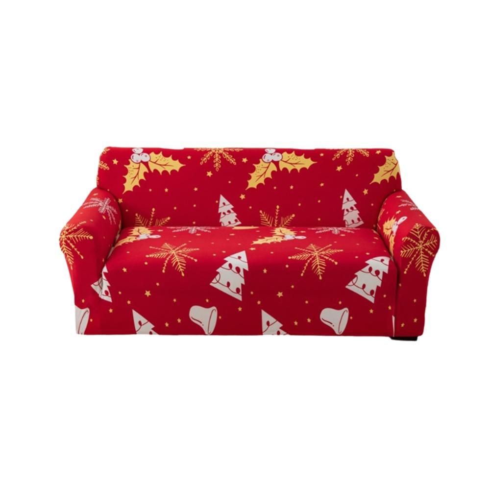 Elastic Christmas Sofa Cover All-inclusive Furniture Protector Practical Couch Protector New Year