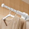 Складная вешалка для одежды с регулируемой длиной для легкой установки, решение для хранения вещей дома и в дороге