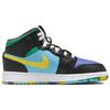 Детские кроссовки Air Jordan 1 Mid SS GS Championships разноцветные черные Opti-Yellow FD1317-007
