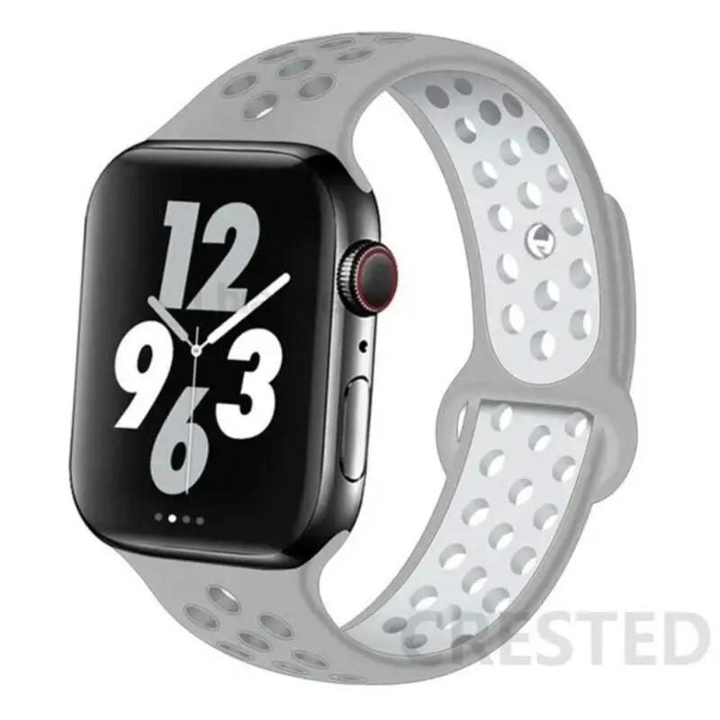 Silicone band For Apple Watch 11 strap 44mm 40mm 45mm 41mm 42mm 46mm correa bracelet iWatch Series 10 8 SE 3 6 7 9 Ultra 2 49mm