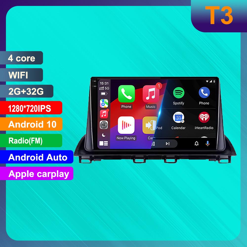 Android-навигация и HD-дисплей для заднего вида для Mazda 3 с поддержкой CarPlay