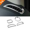 4pcs For Dodge Journey Fiat Freemont 2011 - 2014 ABS Chrome Car Dashboard Air Conditioner Outlet Ac Vent Cover Trim