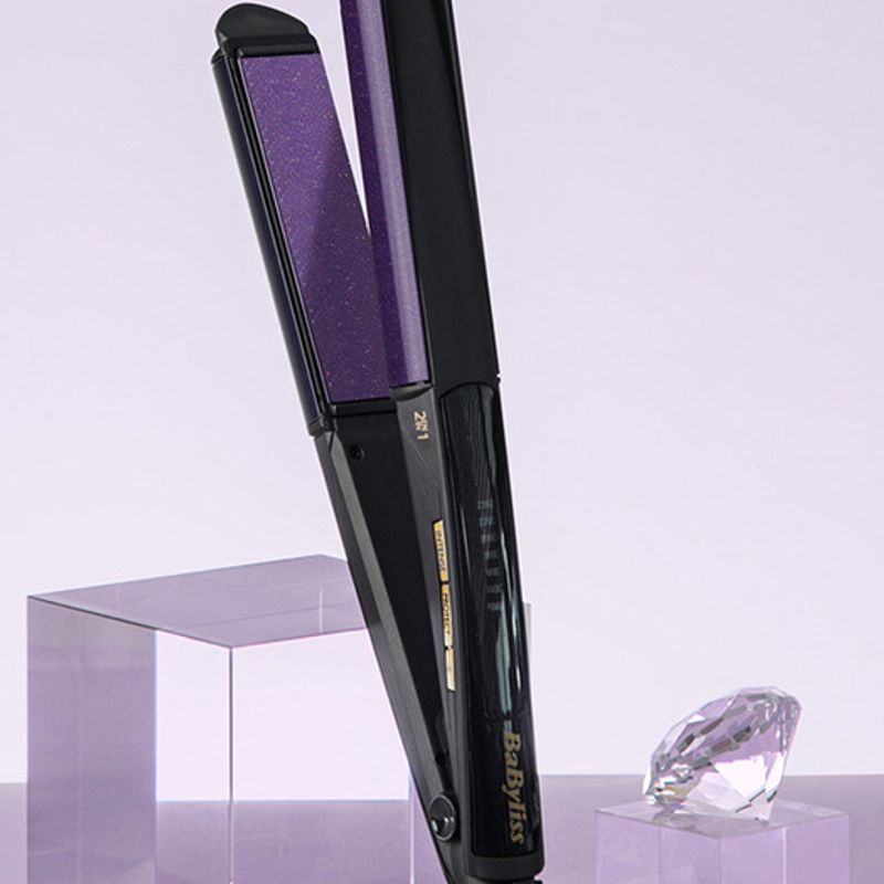 Babyliss 2-в-1 Алмазная Керамика Мульти 28мм Выпрямитель ST330K Прямые Волосы & Локоны