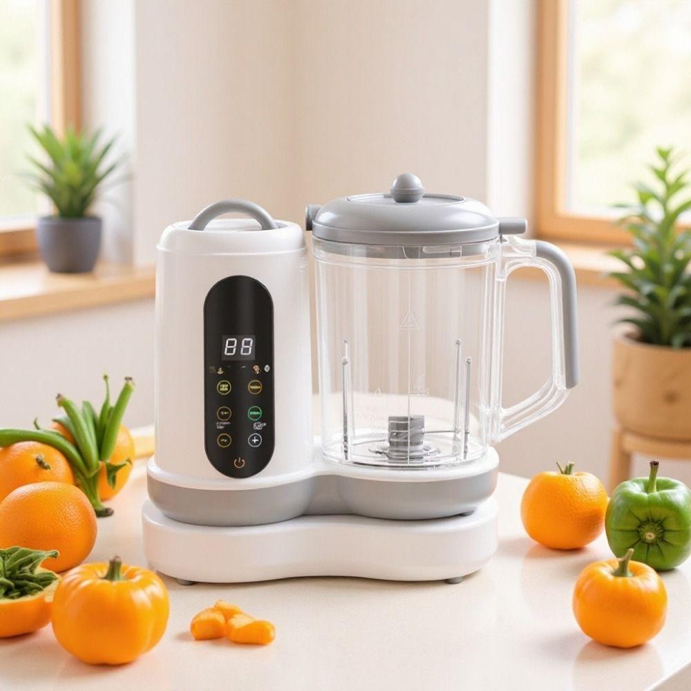 Integrated Timer Baby Food Processor Automatic Steaming Food Mill Machine  For Babies