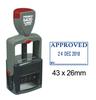 Printtoo Heavy Duty Dater Stamp Office Stationery With Approved By Text Self Inking Date Rubber