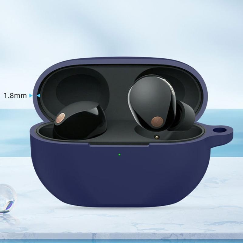 Защитный чехол для переноски Ударопрочный Подходит для наушников WF-1000XM5 Пылезащитный корпус Моющийся чехол-рукав для зарядного бокса