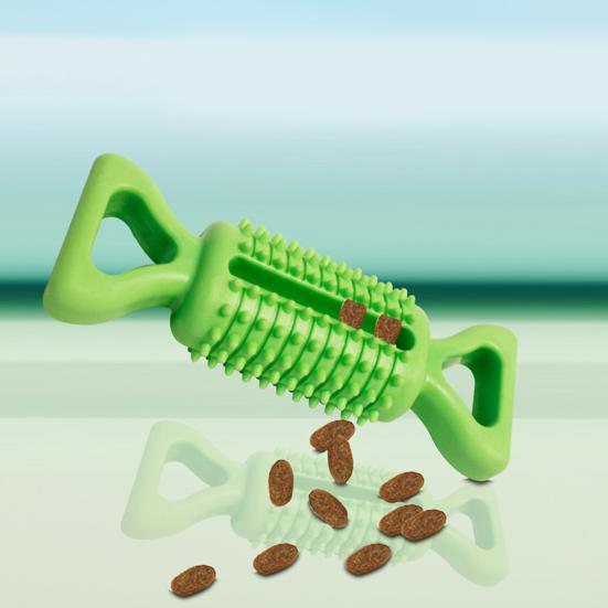 Dog Teeth Toy Bite Resistant Scratch-resistant Good Toughness with Leakage Hole Relieve Boredom