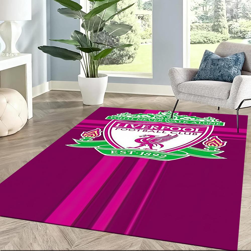 Liverpool Football Club Floor Rug Office Rug Suitable For Study Room Balcony Outdoor Playrooms Antislip Rug Decorate Offices Birthdaychristmas Gift