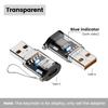 120 Вт USB C OTG Адаптер USB на Type C Адаптер для передачи данных и зарядки 10 Гбит/с USB Female на Type C Male Разъем для IPhone 16 15
