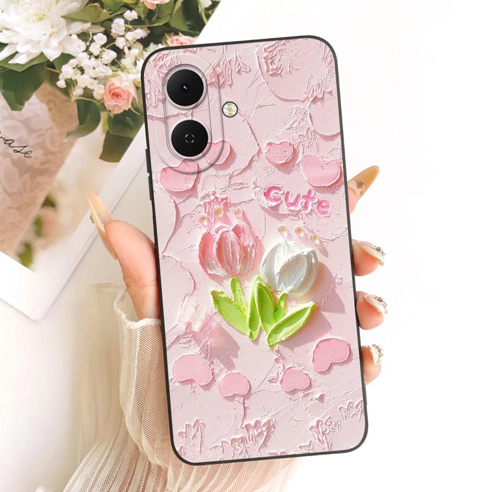 Чехол для Tecno KM4 Чехол для Tecno Spark Go 2 Роскошный Модный Милый Мультяшный Забавный Расписной Силиконовый Чехол для Телефона