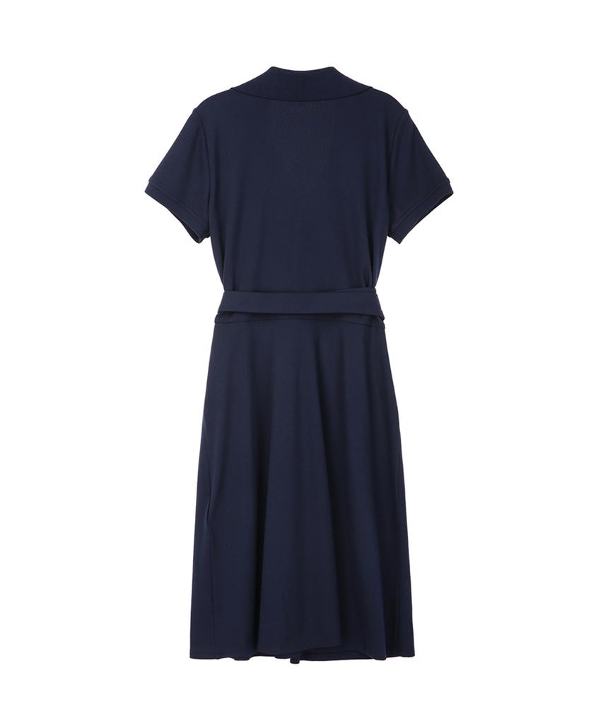 Хлопковое пике Brooks Brothers, платье-поло с запахом (военно-морской флот) (Bbdzwm7344Qes)