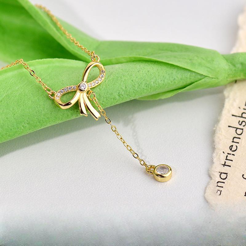 Весеннее милое ожерелье с каплями воды и кисточками в форме буквы Y, легкая роскошная тенденция на ключицу