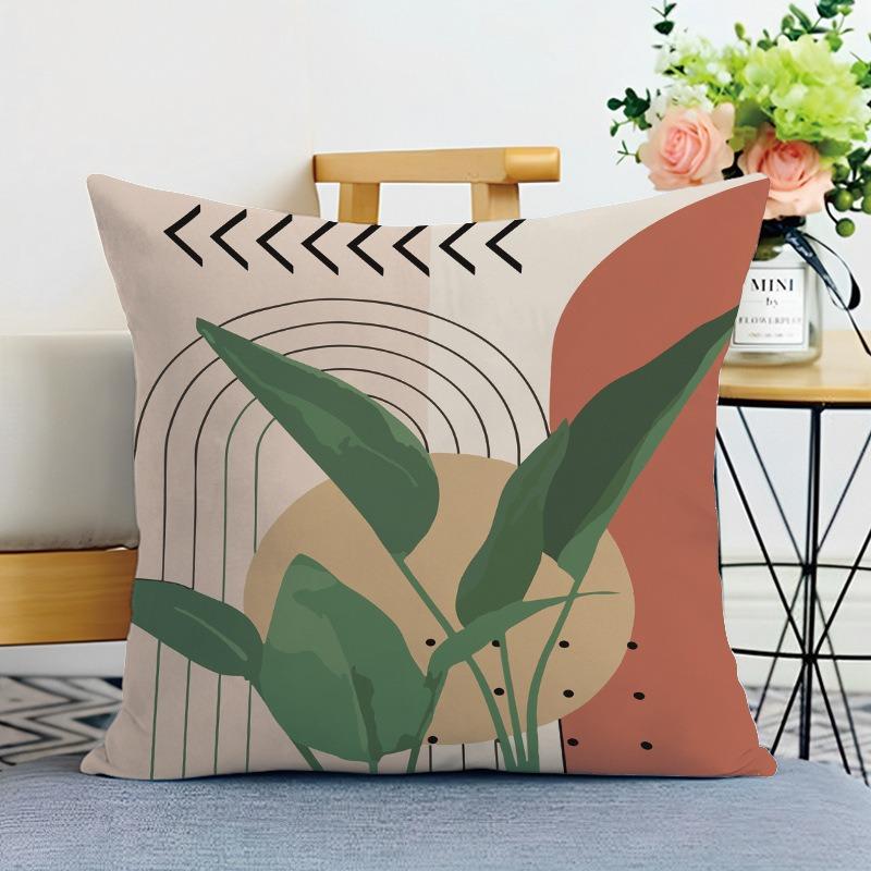 Декоративная наволочка Morandi Color Matching Print для спальни, гостиной, квадратная подушка, наволочка