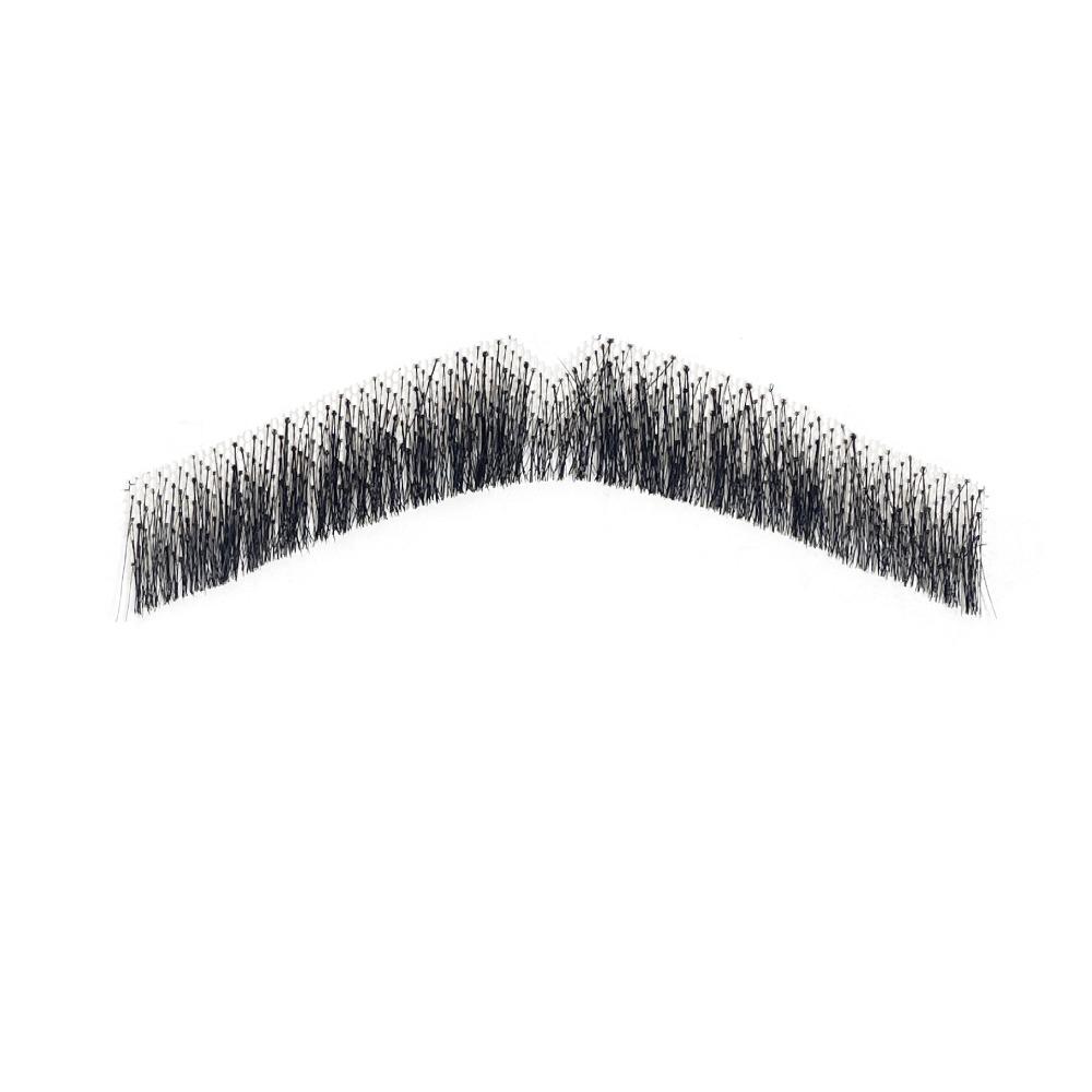 Fancy Human Hair Beard Handmade Realistic Fake Moustache Cosplay Party Tools Makeup Fake Beard Man