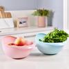 Rice Washing Filter Strainer Basket Colander Food-grade PP Vegetable Fruit Bowl Drainer Bowl Cleaning Basket Kitchen Accessories