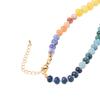 Bohemian Style Women's Beaded Necklace Handmade Rainbow Necklace Creative Neck Choker  Gifts