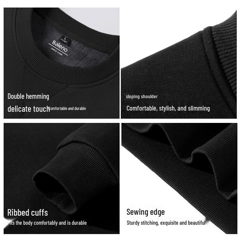 Baleno Men's Heavyweight Warm Pullover Crewneck Sweatshirt