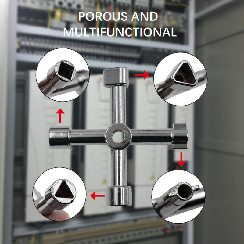 Одинарный внутренний треугольный ключ для лифта, внутренний треугольный ключ для клапана счетчика воды, гаечный ключ, крестообразный ключ для электрического шкафа управления