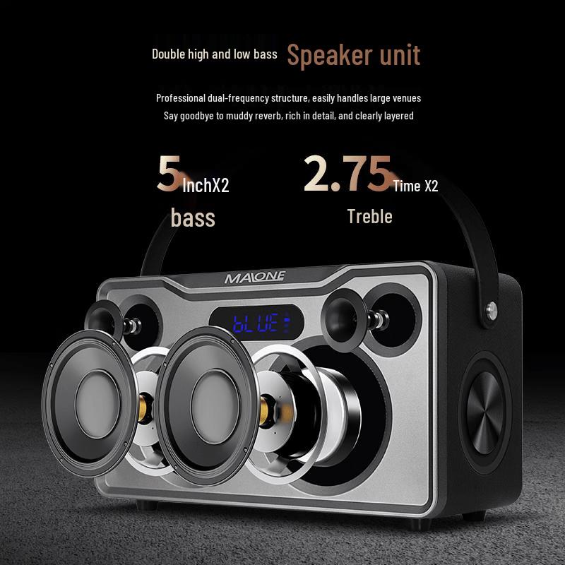 MALONE Portable Bluetooth Karaoke Speaker & Amplifier (CN version)