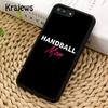 Чехол для телефона Krajews Handball Mom Player Handballer Mother для iPhone 14 6s 7 8 plus X XR XS 11 12 13 pro max Samsung S21 S22ultra