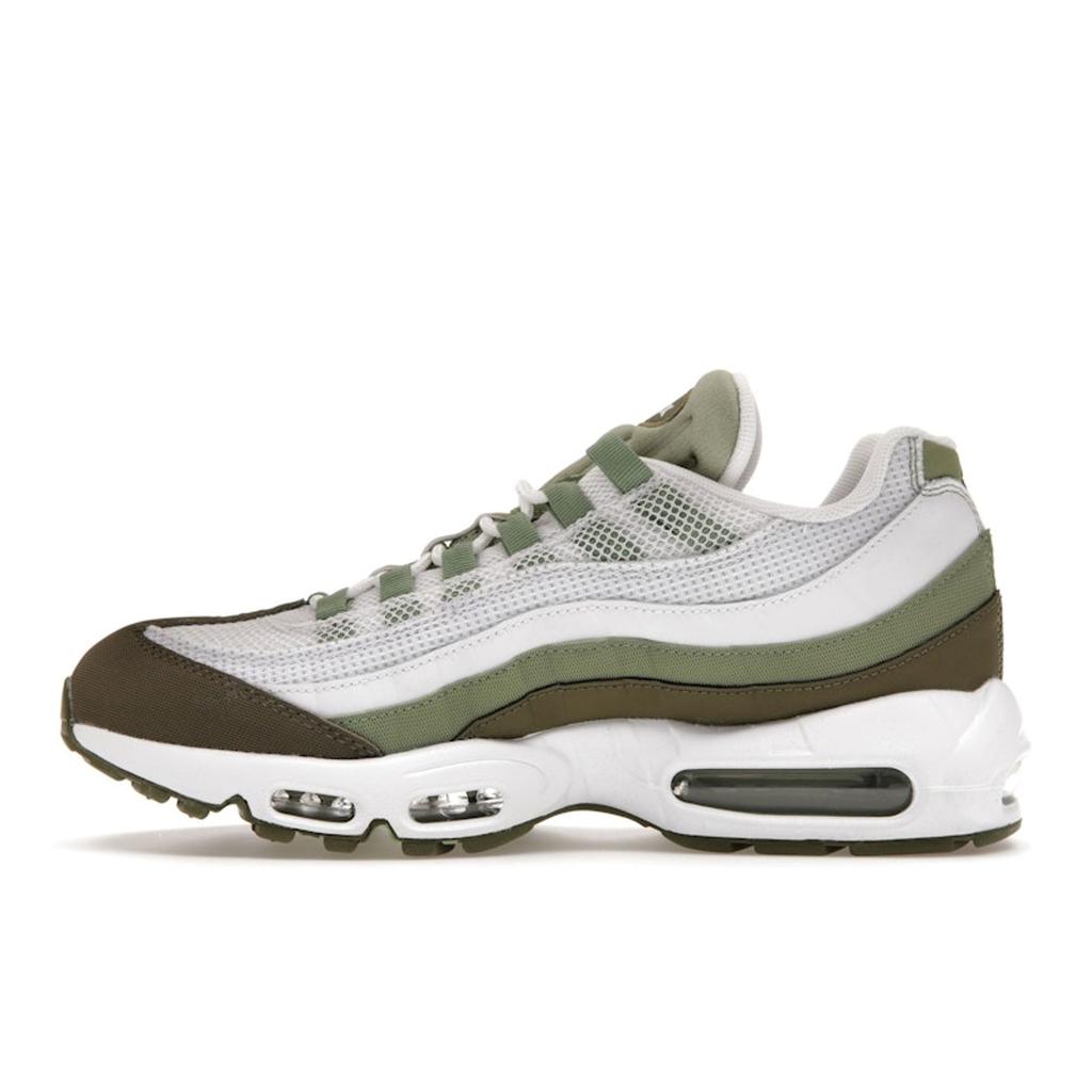 Nike Air Max 95 White Oil Green Мужские кроссовки Средне-оливковые FD0780-100