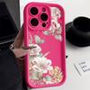 Чехол для телефона Flower для iPhone 12 Funda iPhone 11 13 14 15 Pro Max 7 8 Plus XS X XR SE 13promax Liquid Silicon Carcasa Covers