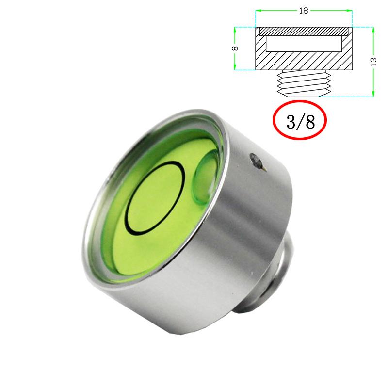 Маленький уровень Bullseye Spirit Level Nivel Bubble Bead с винтом M6 M10 1/4 3/8 дюйма Инструмент для выравнивания с гвоздем диаметром 13 мм 15 мм 18 мм 1 шт.