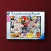 Vintage Wine Label 1000 Piece Ravensburger Jigsaw Puzzle, Popular Korean Board Game