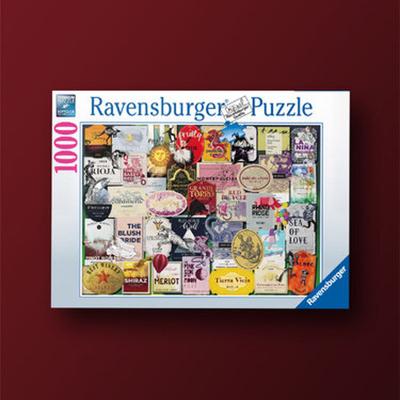 Винтажная винная этикетка Пазл Ravensburger на 1000 деталей, популярная корейская настольная игра