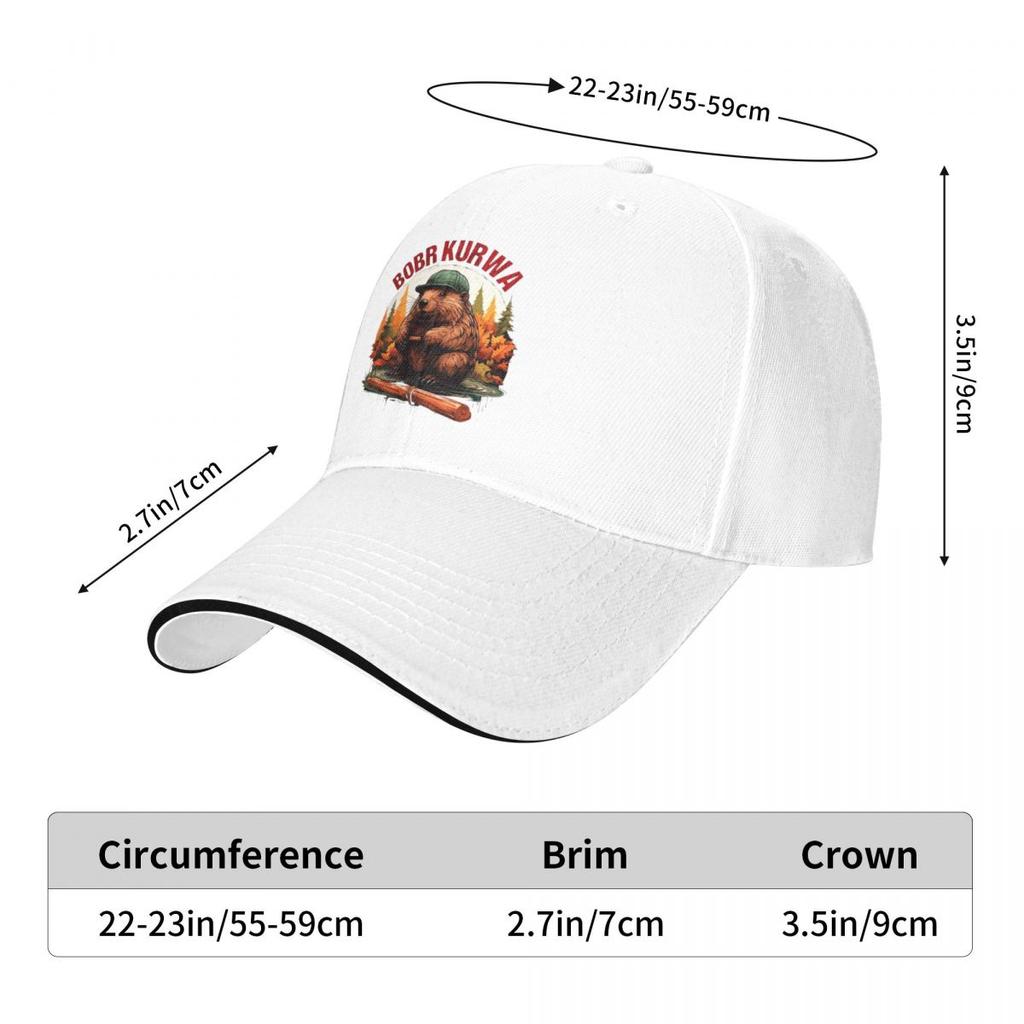 Bobr Kurwa Bober Beaver Cap Fashion Casual Baseball Caps Adjustable Hat Hip Hop Summer Unisex Baseball Hats Polychromatic