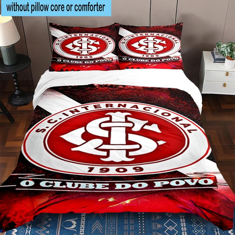 3pcs SC Internacional1 Printed Bedding Set Duvet Cover Closure Includes 1 Duvet Cover & 2 Pillowcases Bedding Sets Home Decor Gifts