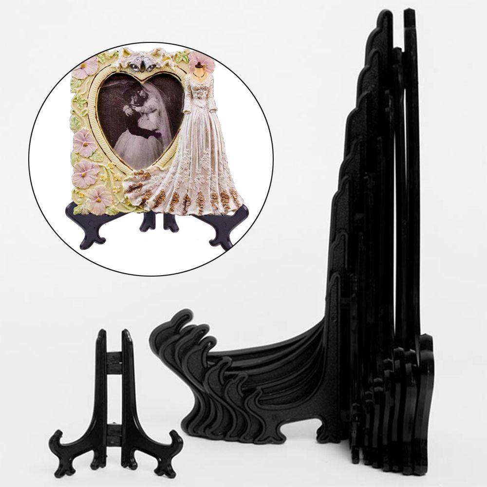 5PCS Arts Picture Pedestal Easel Display Stand Stander Storage Holders Photo Frame Dish Rack
